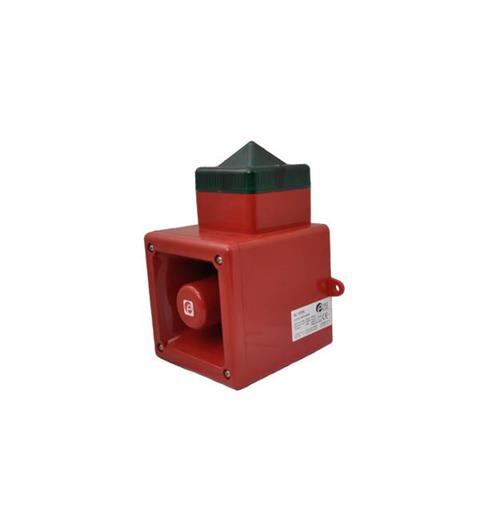 Combi AL105N 230vAC [ red] 4:GREEN 105dB(A) 5J IP66 32T v=+/-10%